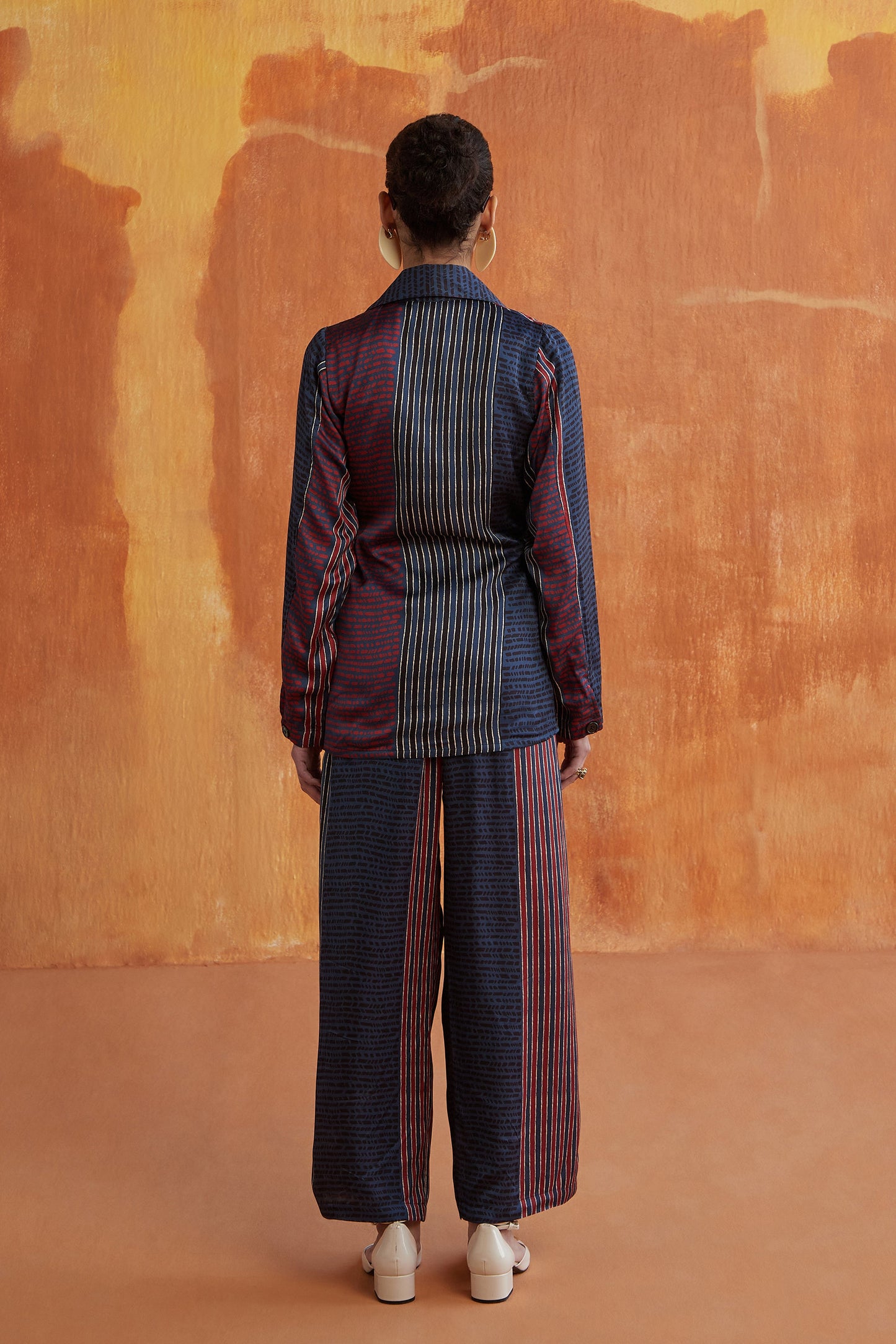 MANHATTAN BLAZER SET-INDIGO