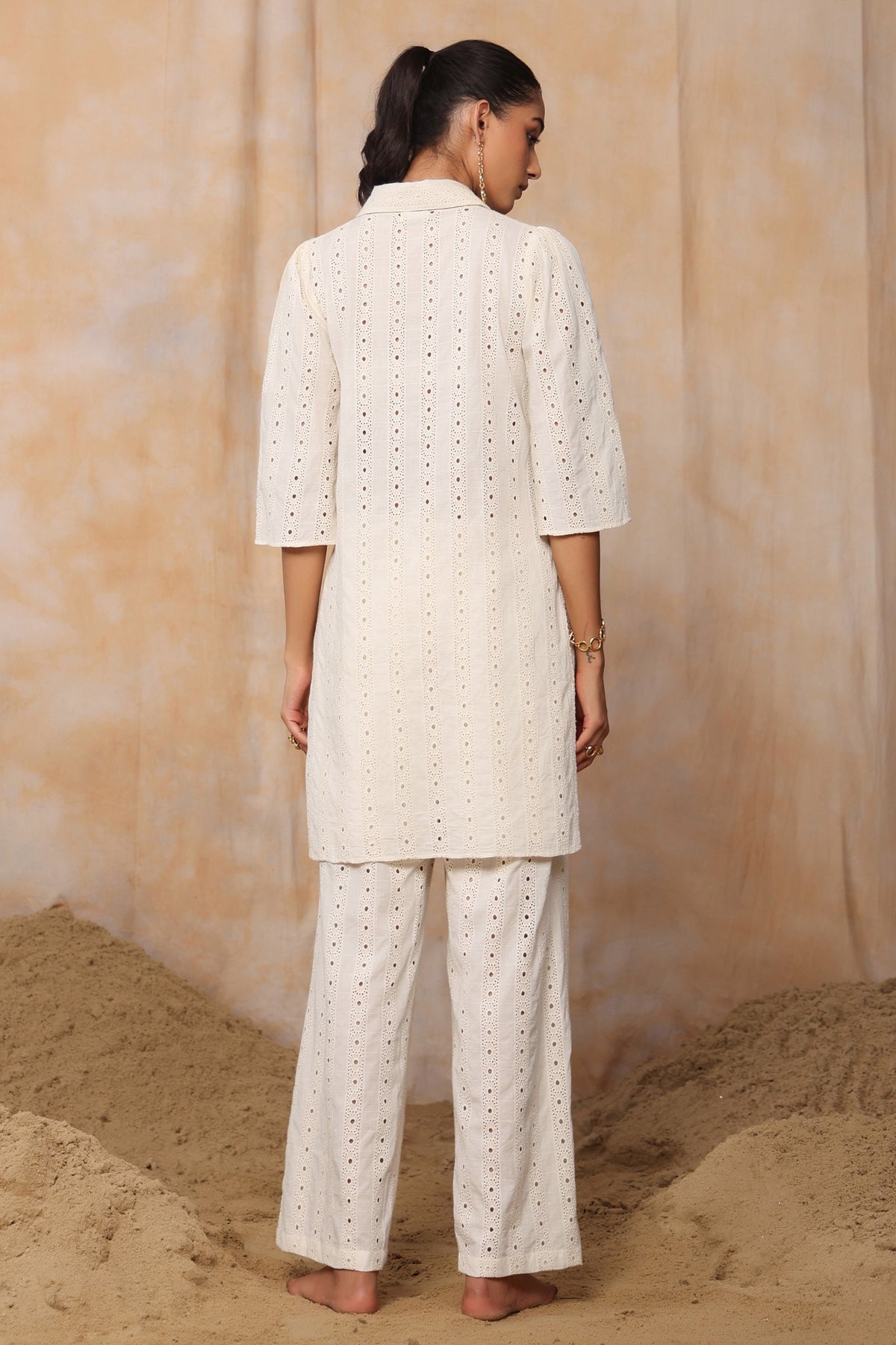 FRIDA KURTA SET-CUTWORK