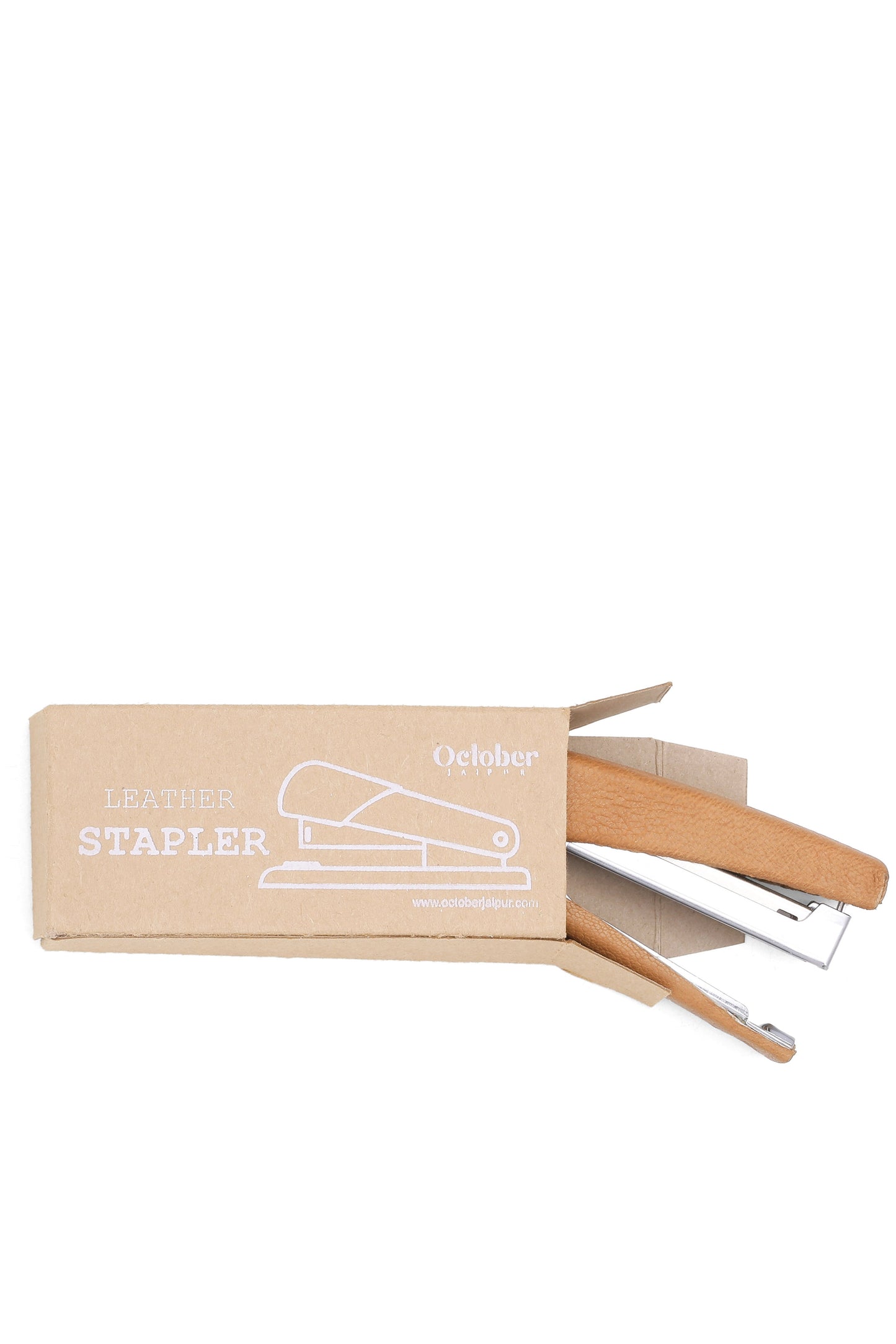 MYSTIQUE LEATHER CLAD STAPLER - October Jaipur