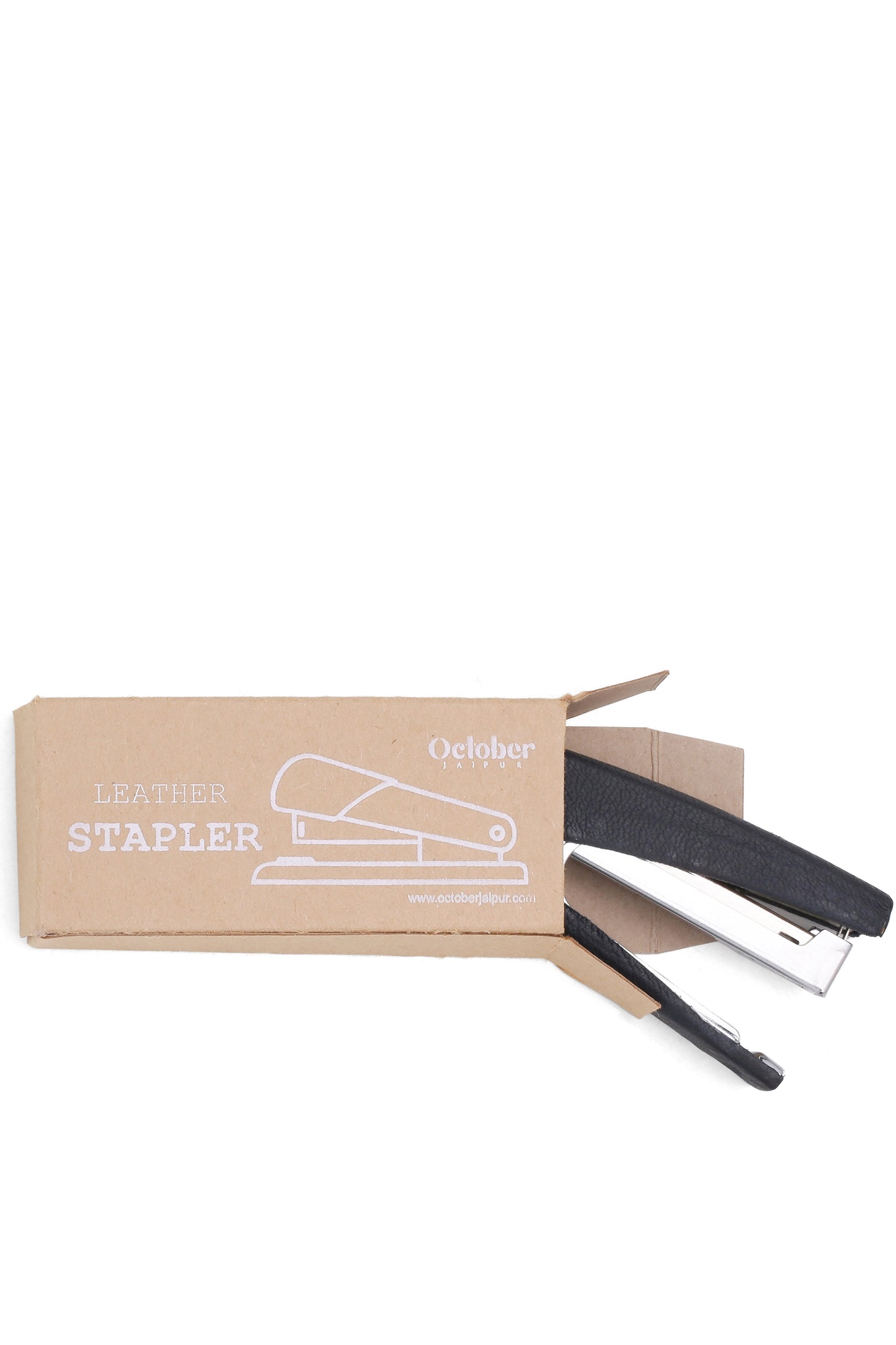 SIGNATURE- LEATHER CLAD STAPLER - October Jaipur