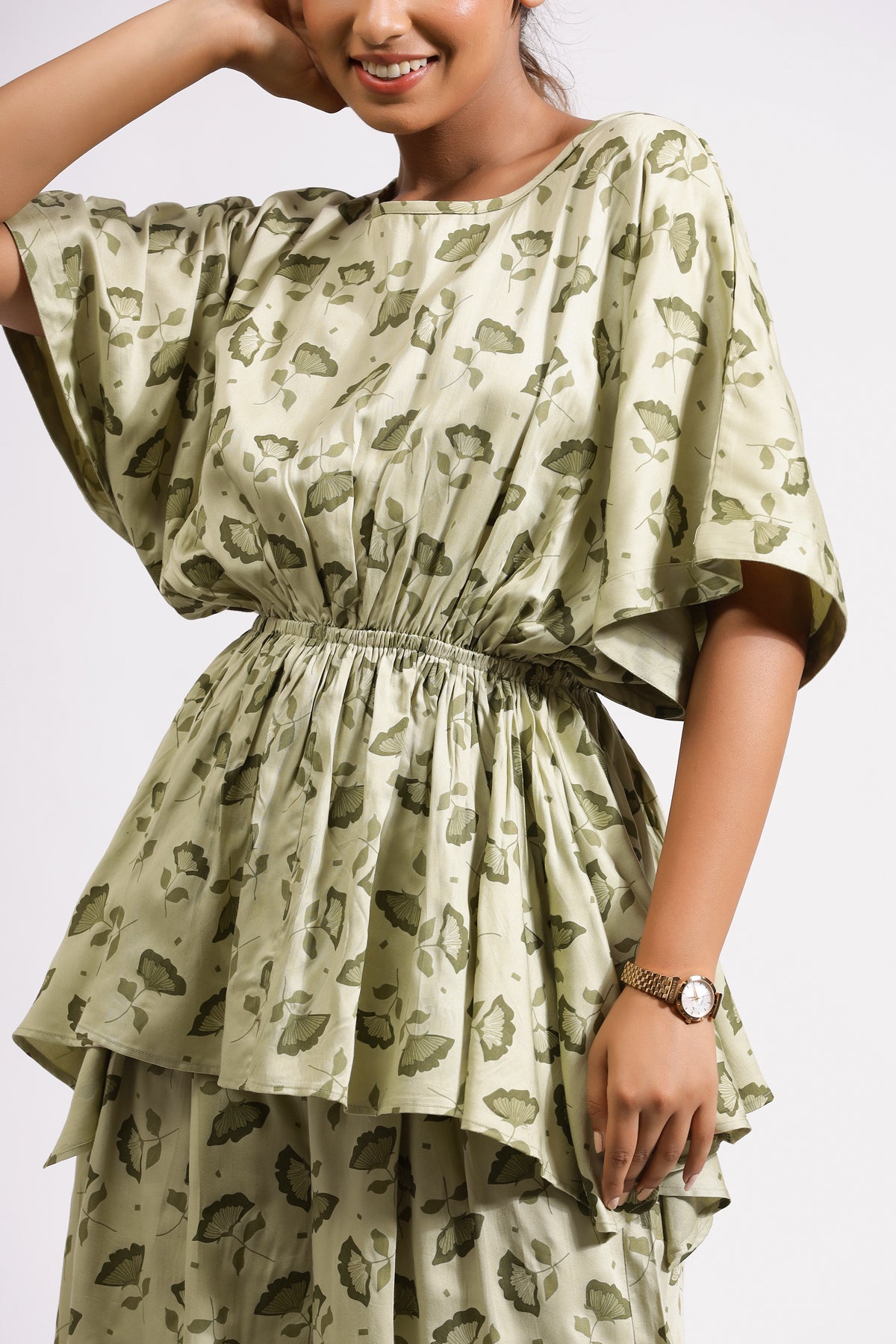 Westbury Co-ord Set-Olive - October Jaipur