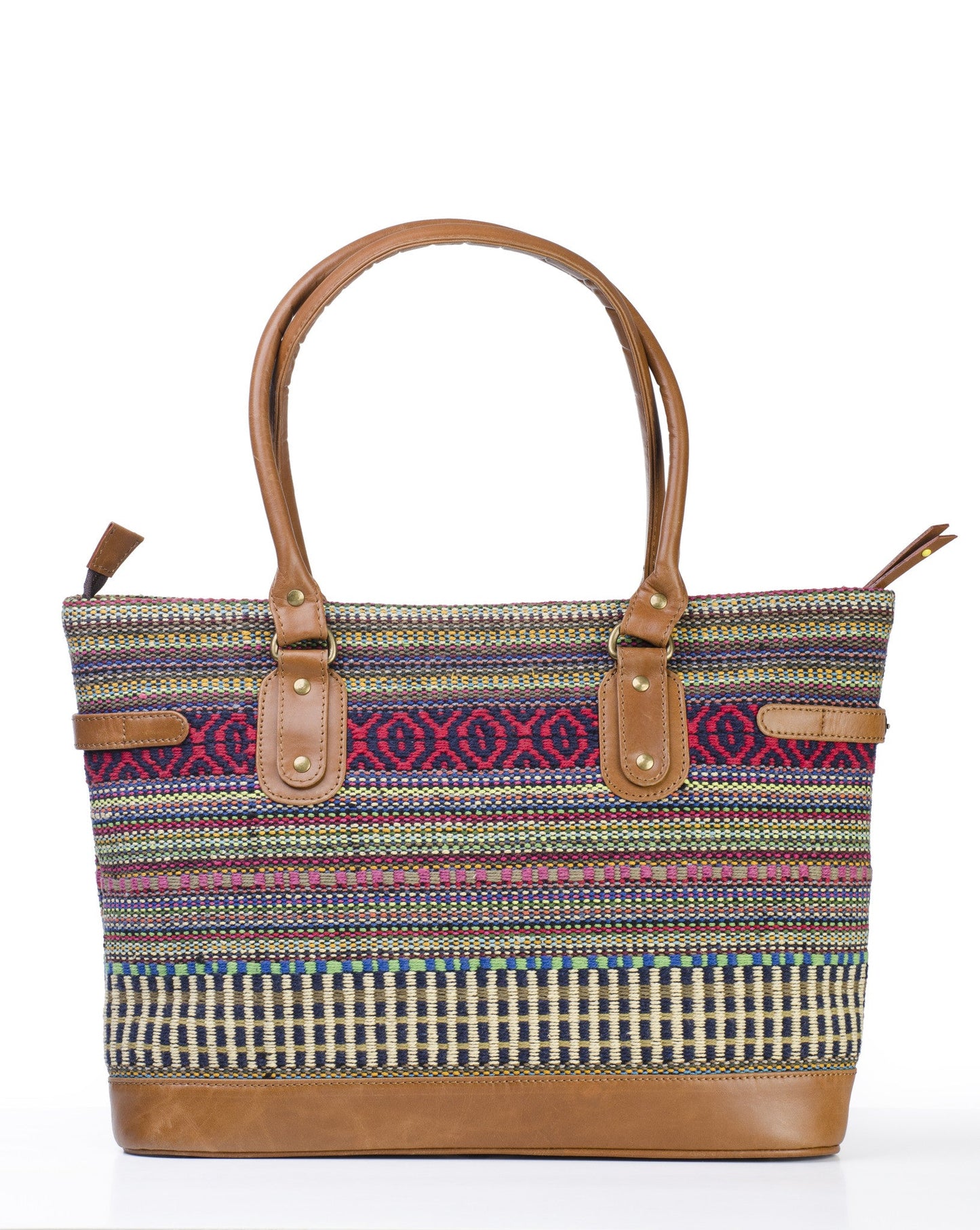 Tote- Red Durrie - October Jaipur