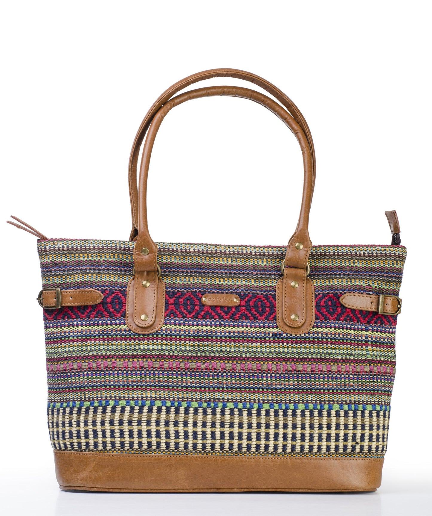 Tote- Red Durrie - October Jaipur