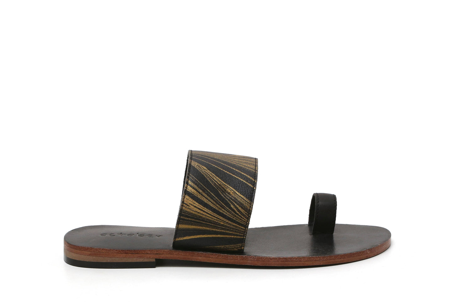 Vanshika Slippers- Black - October Jaipur