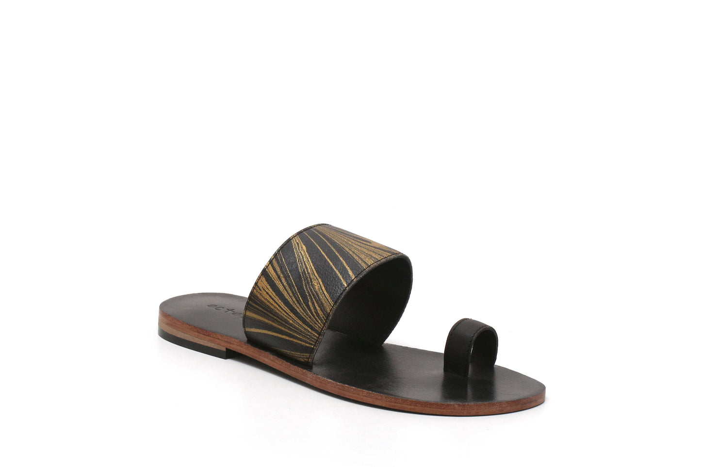 Vanshika Slippers- Black - October Jaipur