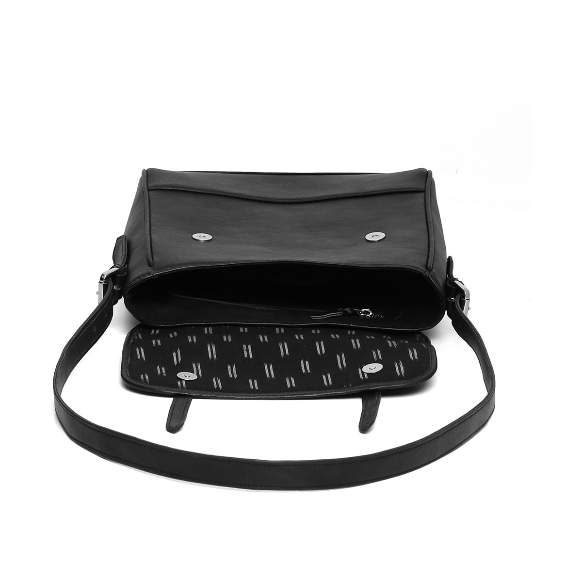 Saddle- Black Ikat - October Jaipur