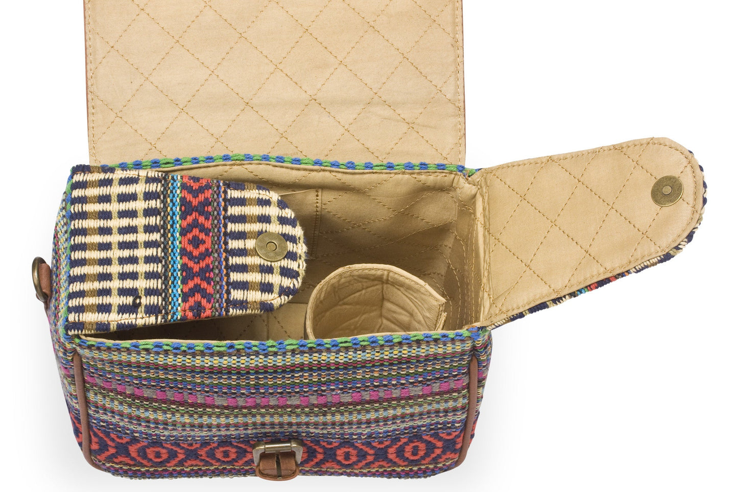 Camera Bag- Red Durrie - October Jaipur