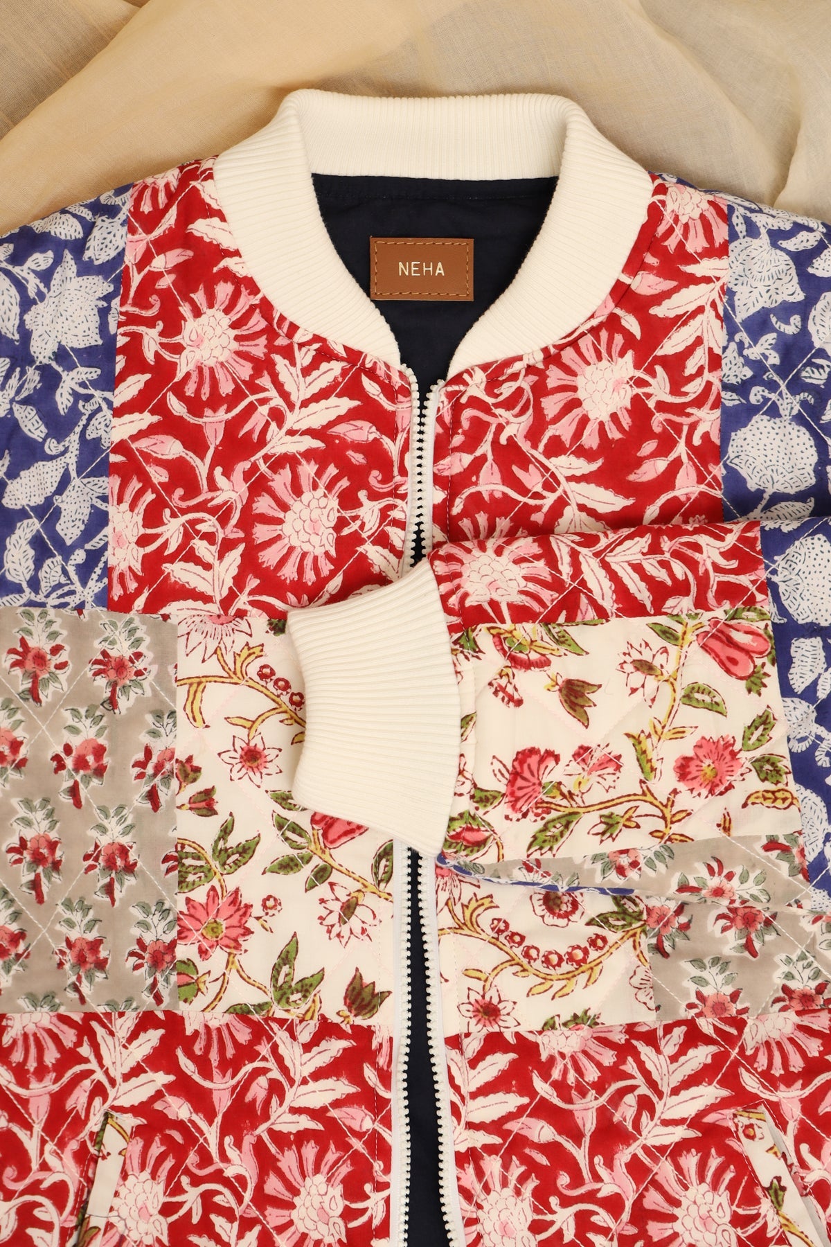 Pink City- Quilted Bomber Jacket