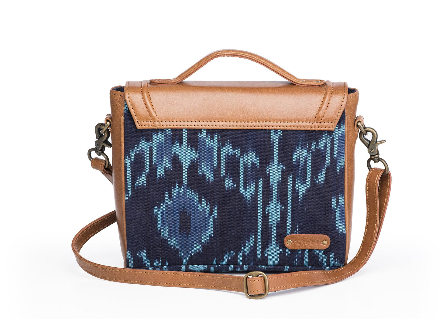 Sling Bag- Blue Ikat - October Jaipur