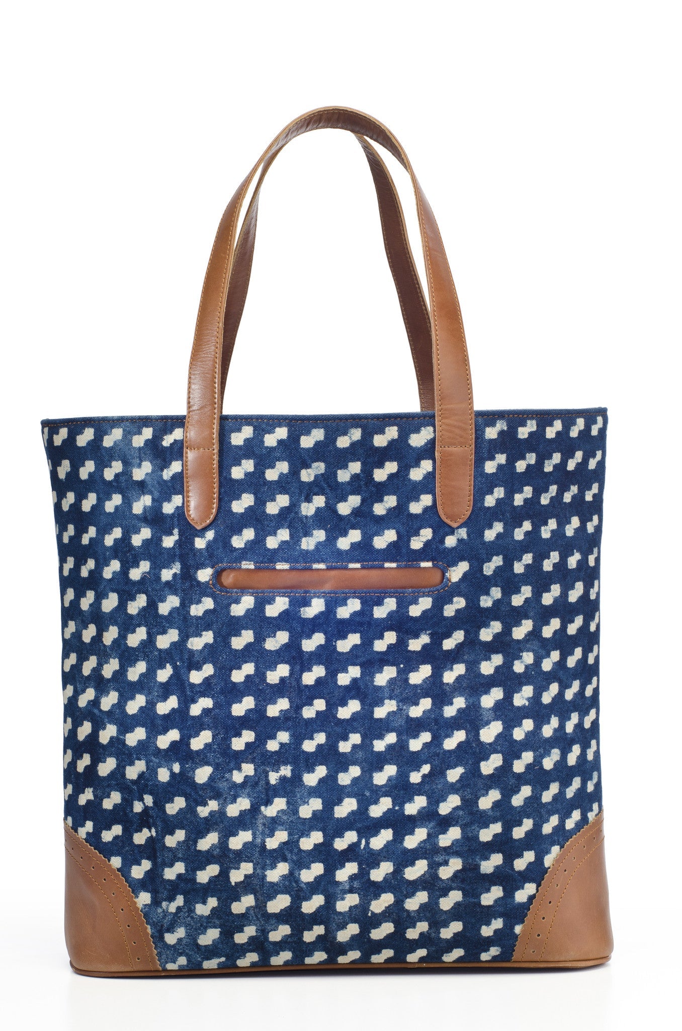 Indigo Paisley Tote - October Jaipur