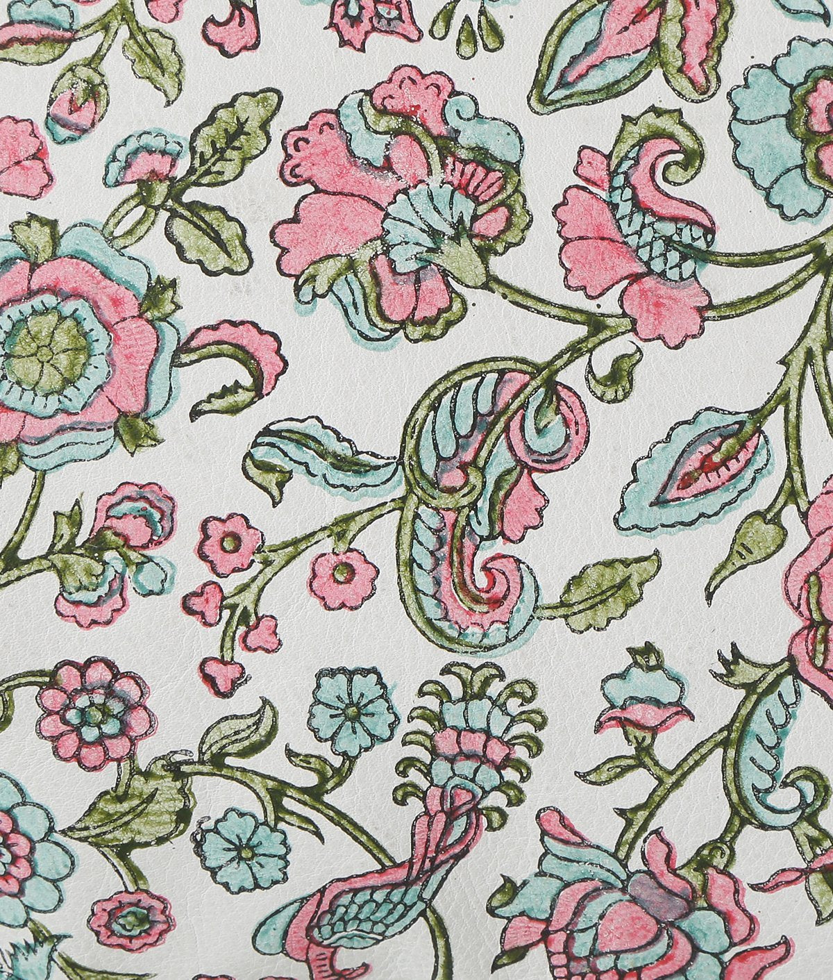 Westend Garden- Lumbar Pillow White - October Jaipur