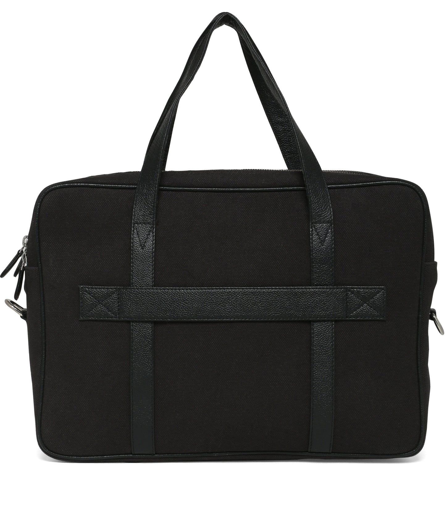 FREDDY CANVAS LAPTOP BAG-BLACK