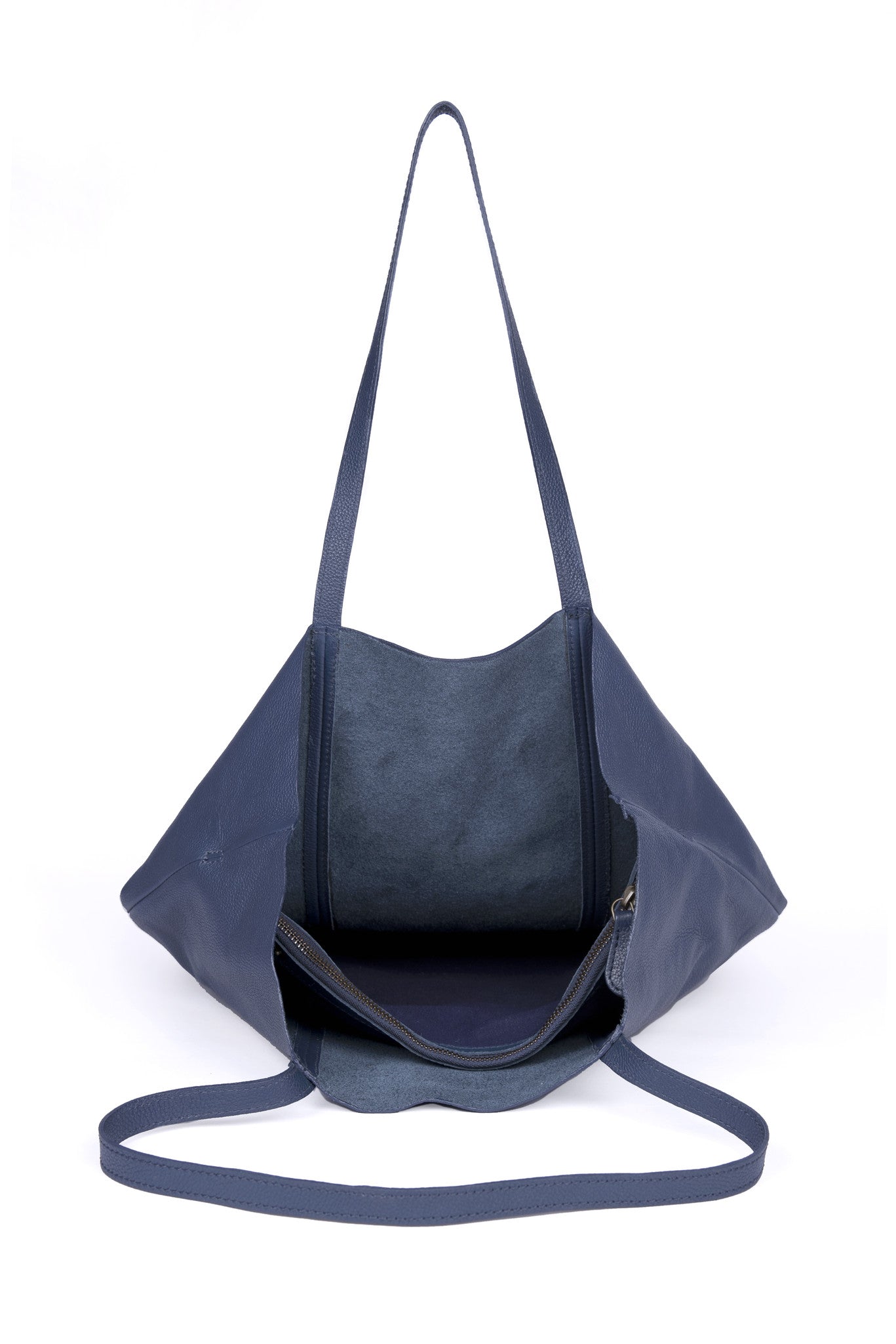 Leather Tote- Flamingo - October Jaipur