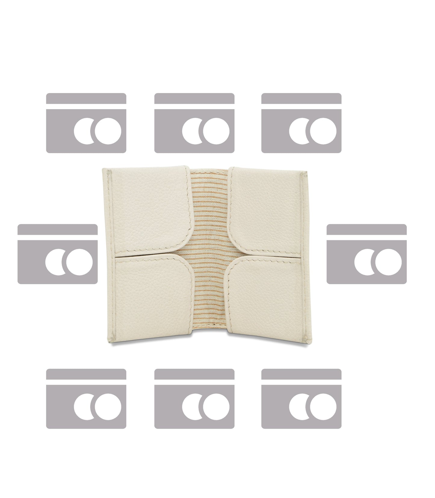 Meteor-Card Wallet Pearl - October Jaipur