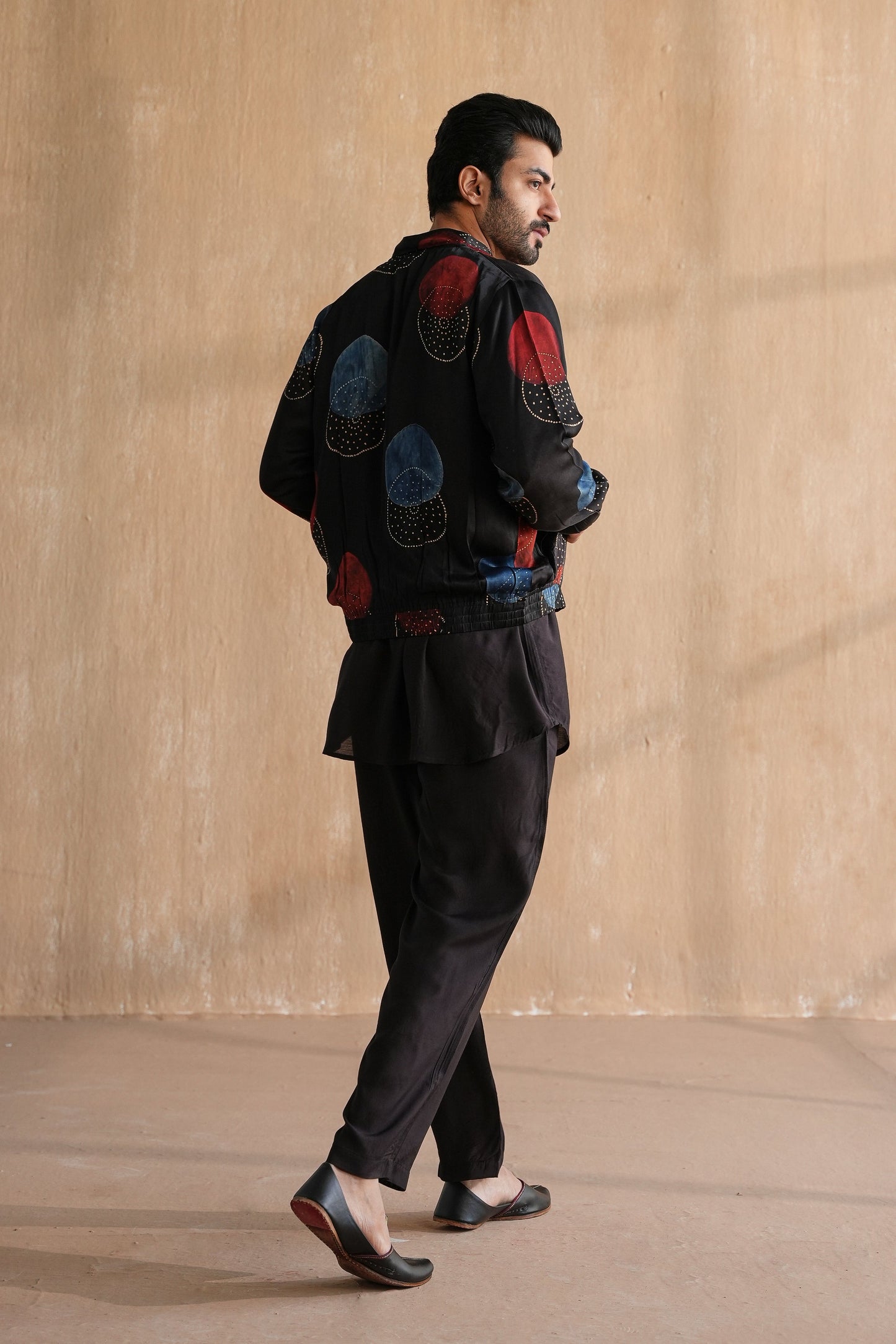 MANAV BOMBER JACKET-BLACK