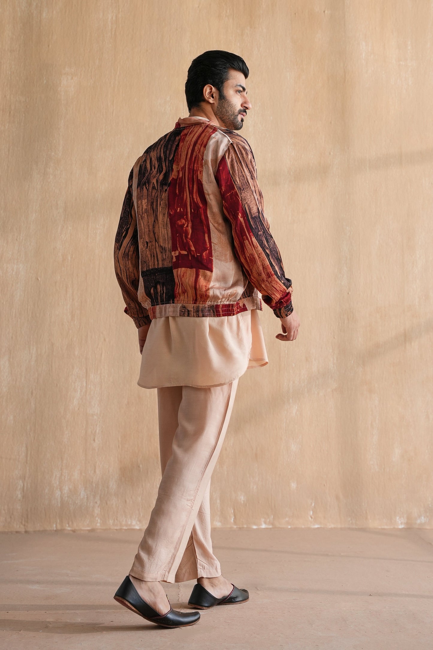 MIHIR BOMBER JACKET SET-AJRAK(SET OF 3)