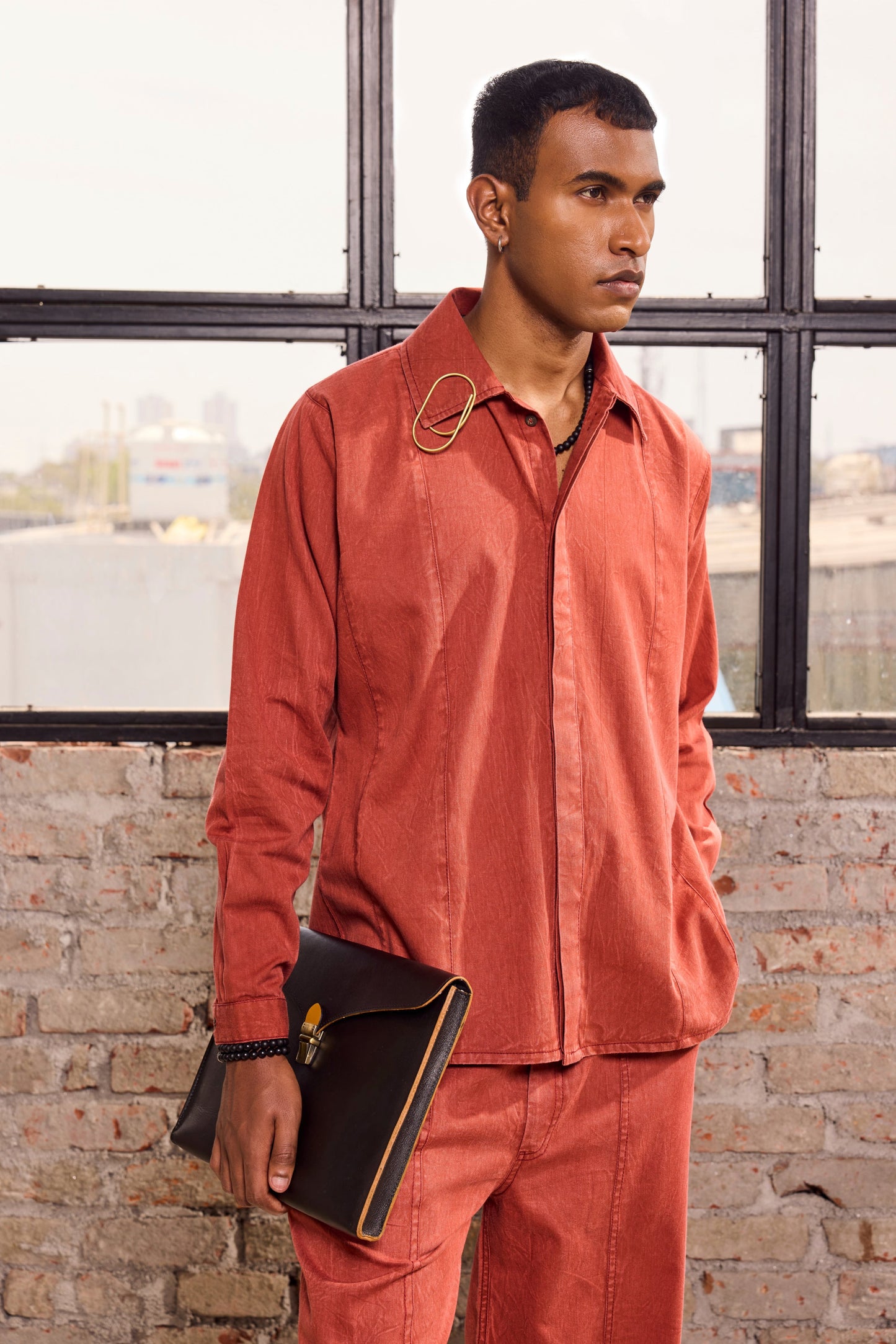 MONK SET- CRAYON RED