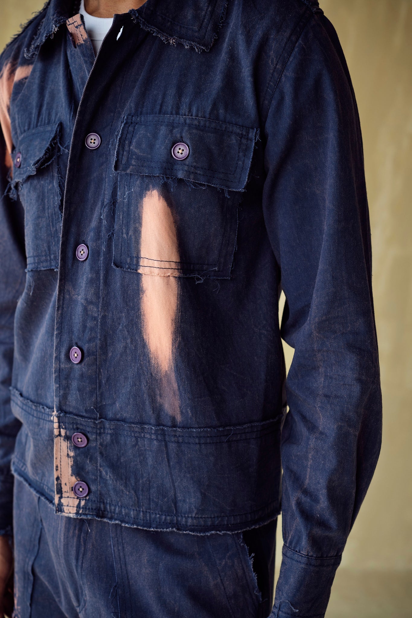 HOFFMAN UNFINISHED JACKET -BURNT BLUE