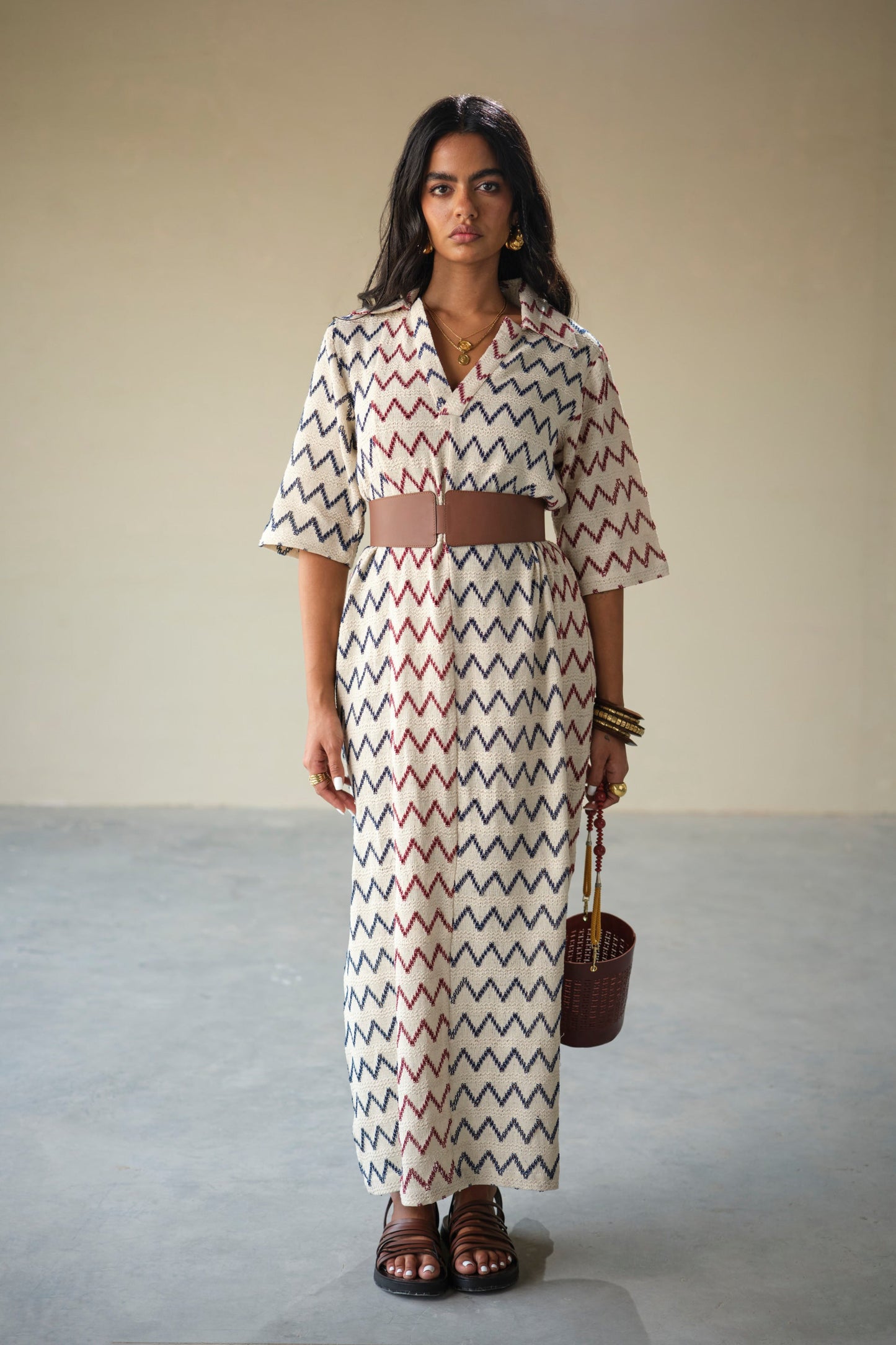 CROCHET VACATION DRESS-CHEVRON