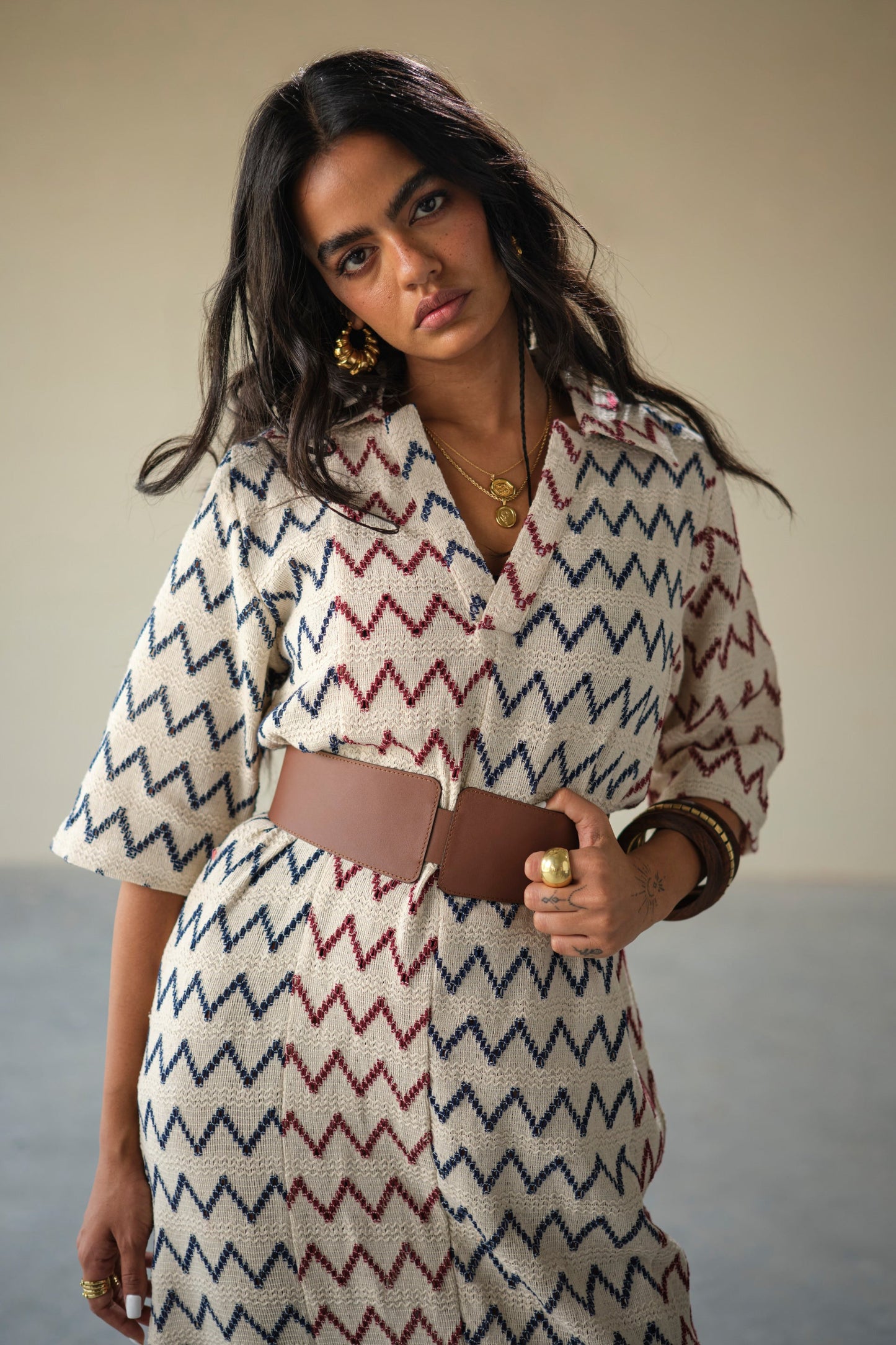 CROCHET VACATION DRESS-CHEVRON