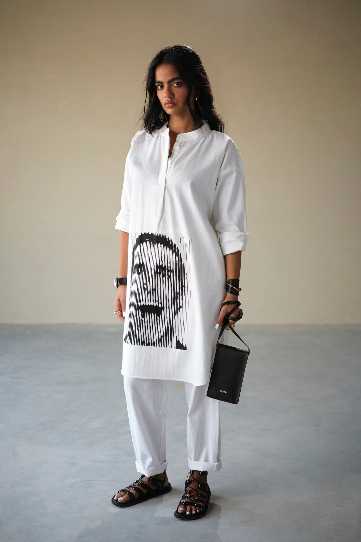 SCREAMER CO-ORD SET-WHITE