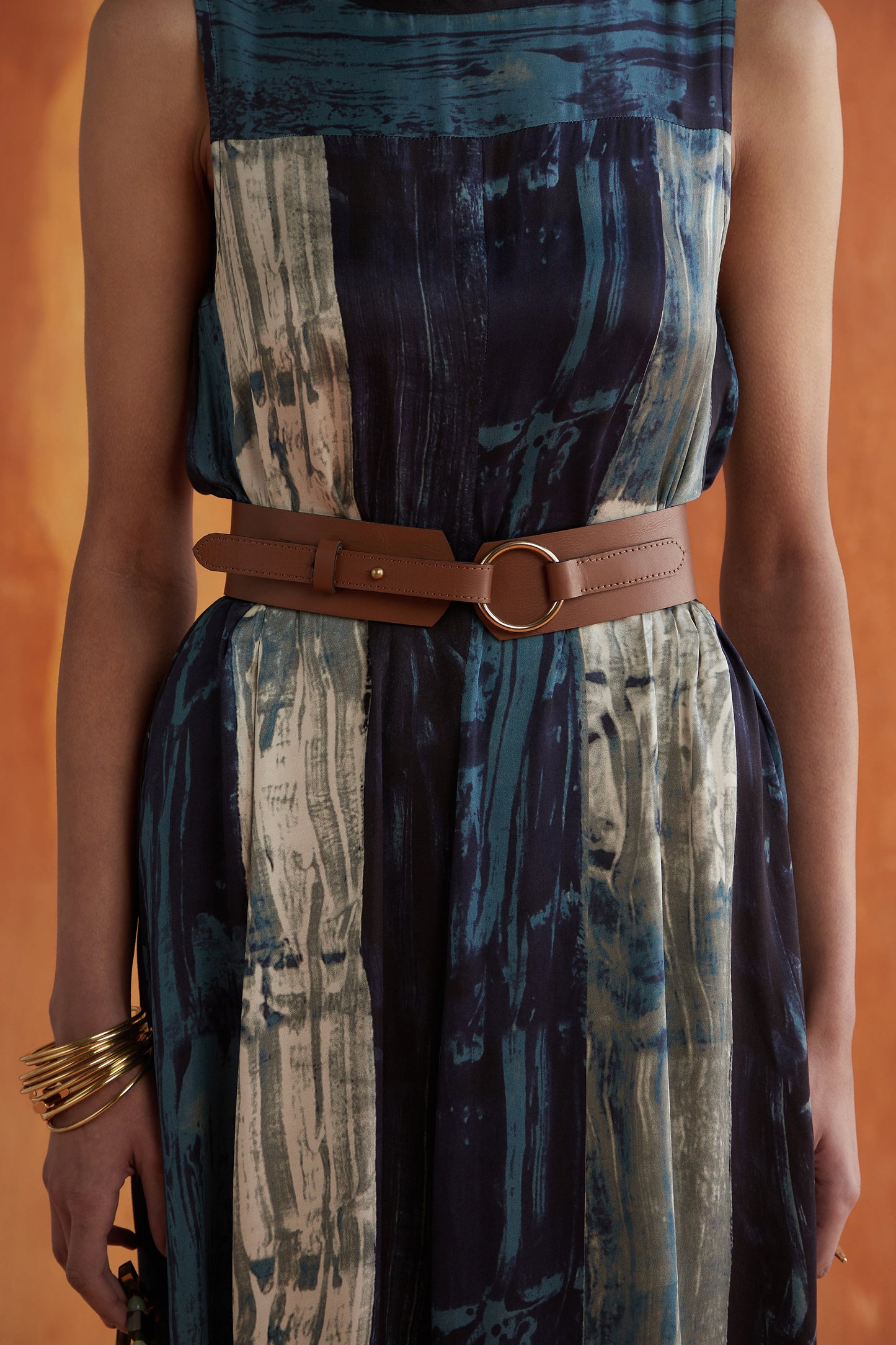 Route-Tan Leather Belt