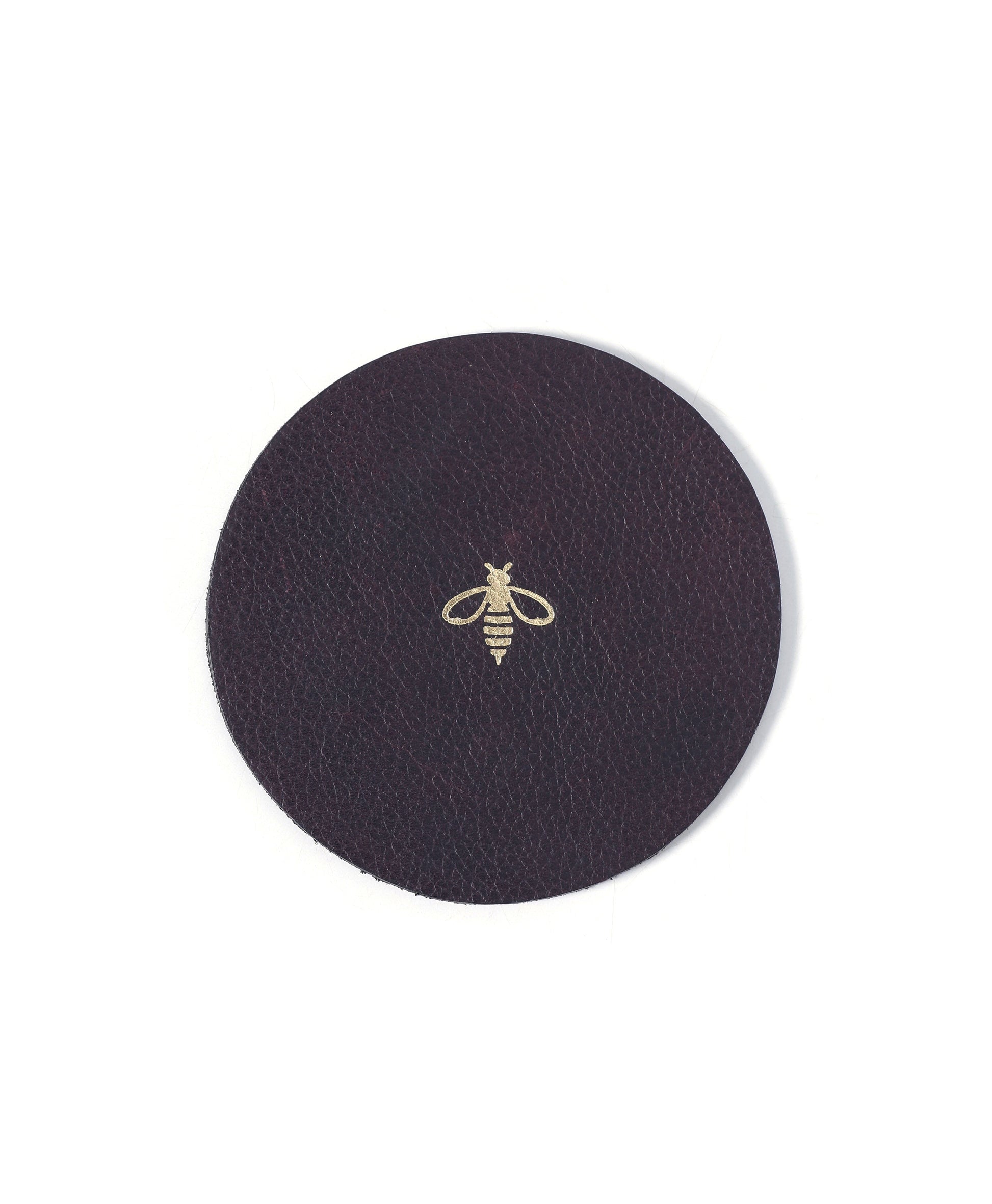 The Bee -Leather Coasters(Set of 4) - October Jaipur