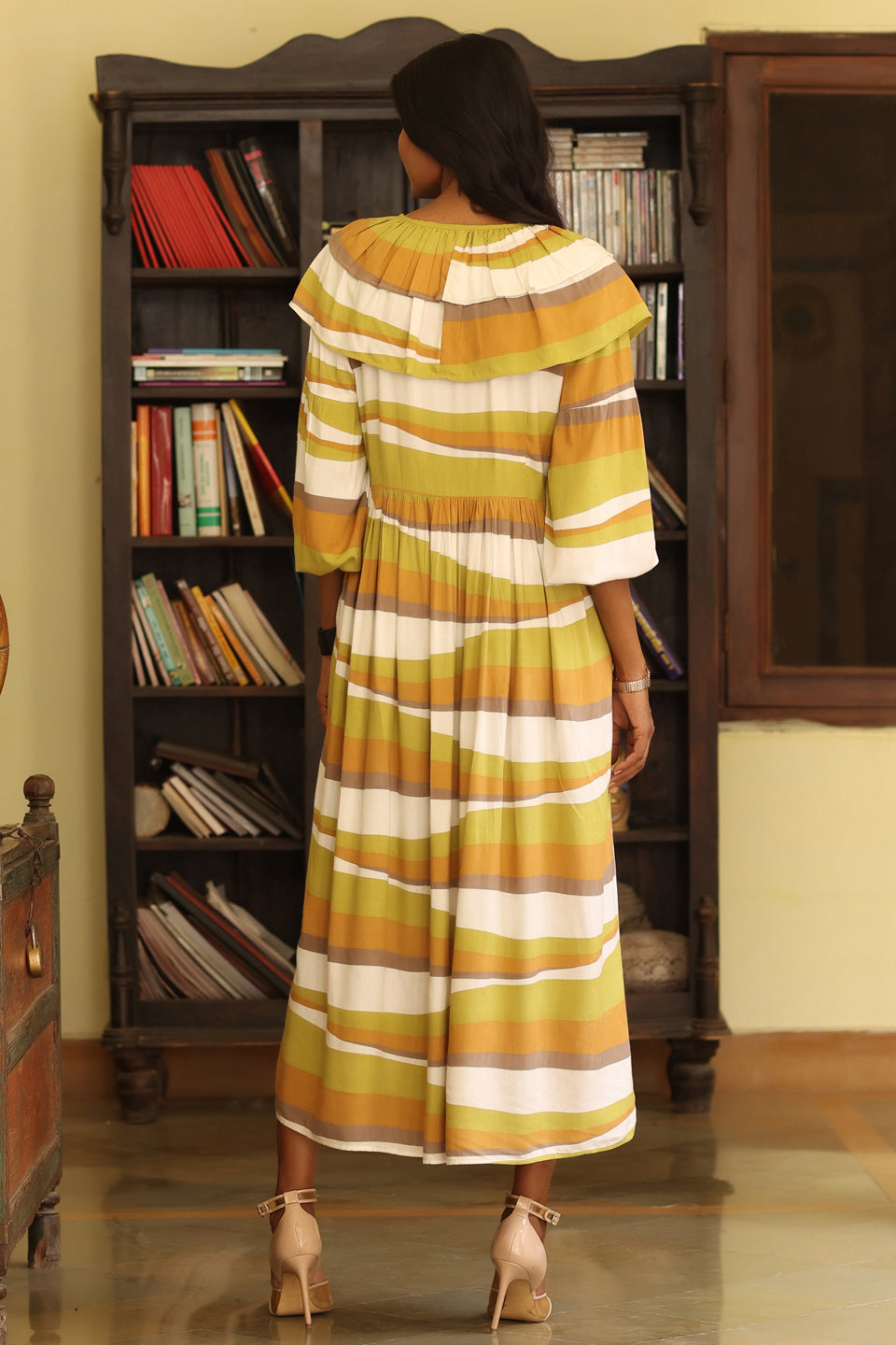 Julie Day Dress-Wave Ruffle