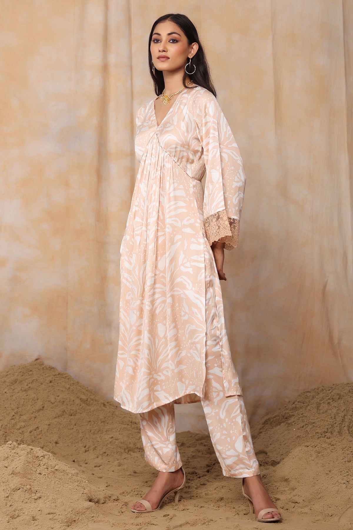 RIA KURTA SET-BLUSH