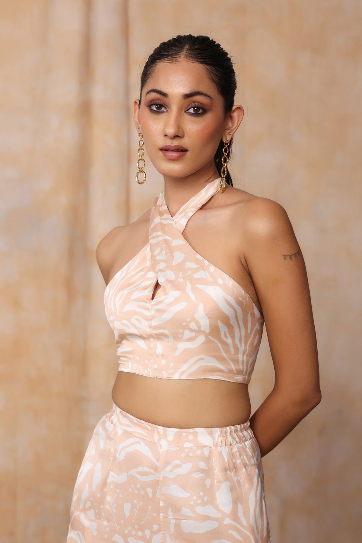 KIARA HALTER SET-BLUSH