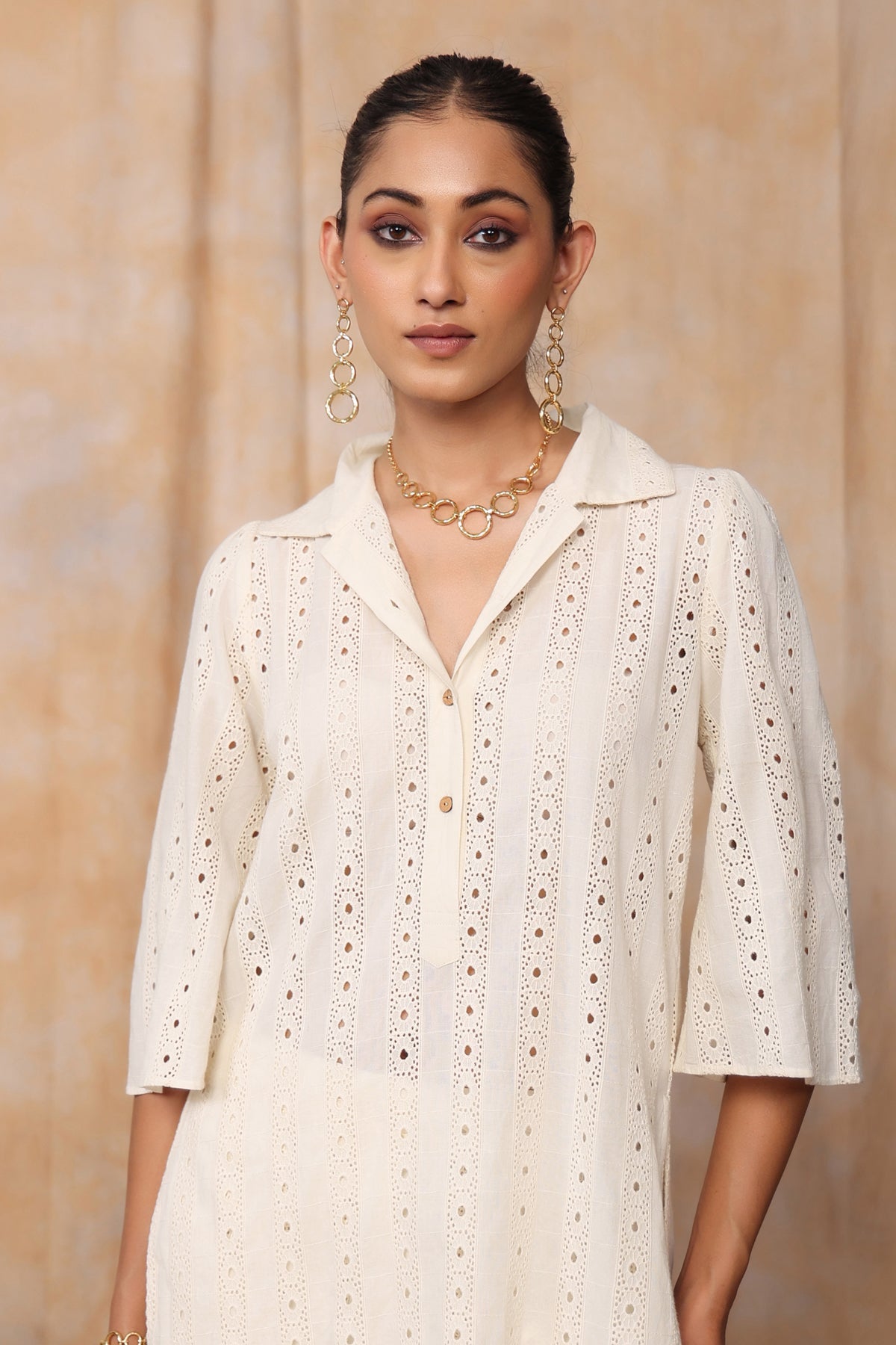 FRIDA KURTA SET-CUTWORK
