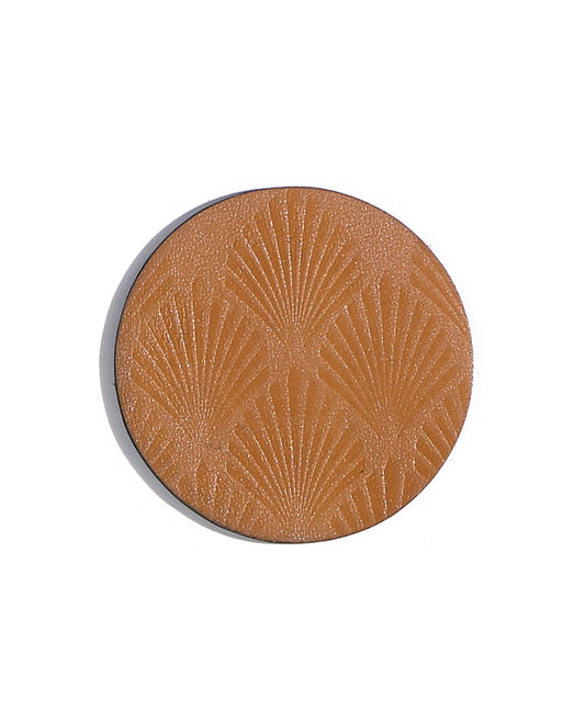 Mochi Leaf-Leather Coasters(Set of 4) - October Jaipur