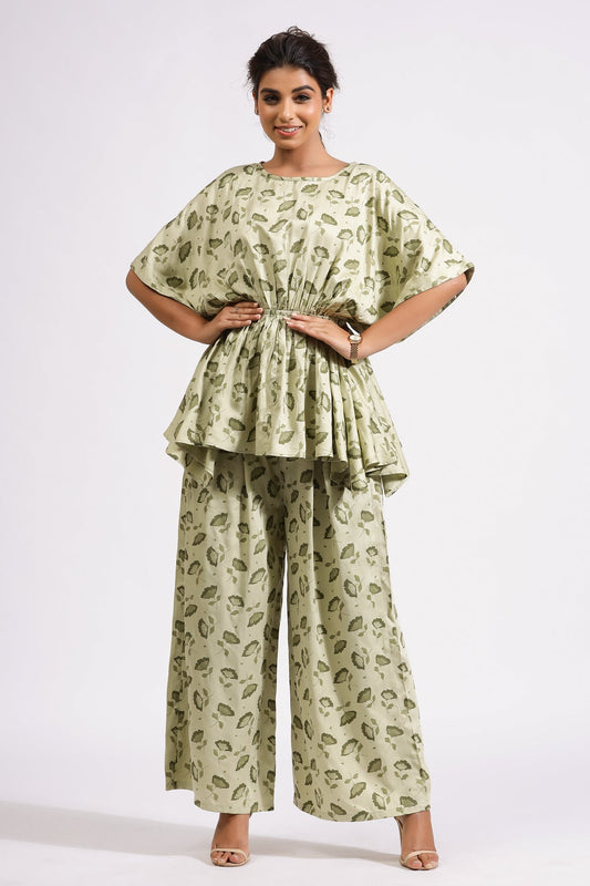 Westbury Co-ord Set-Olive - October Jaipur