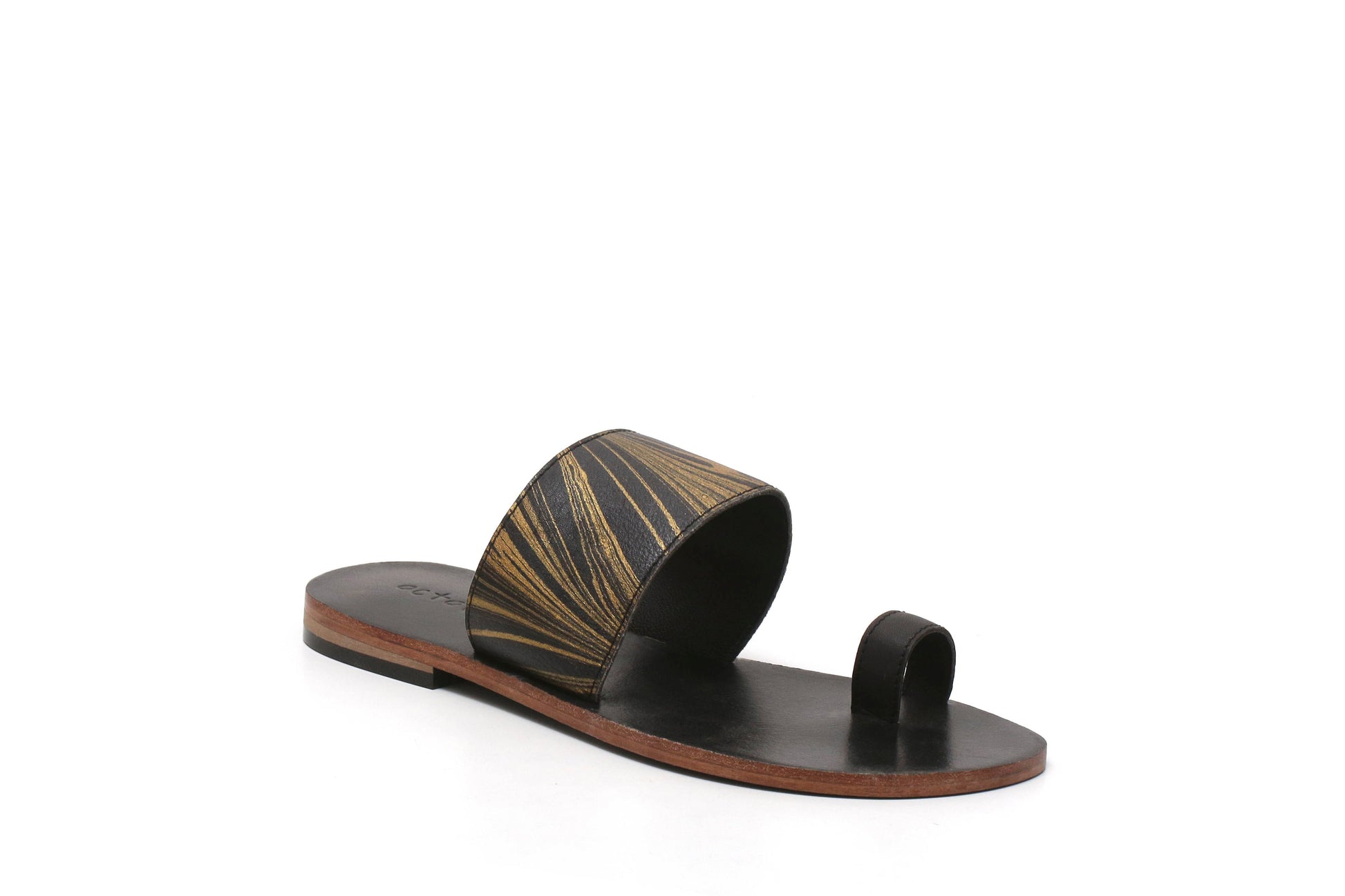 Vanshika Slippers- Black - October Jaipur