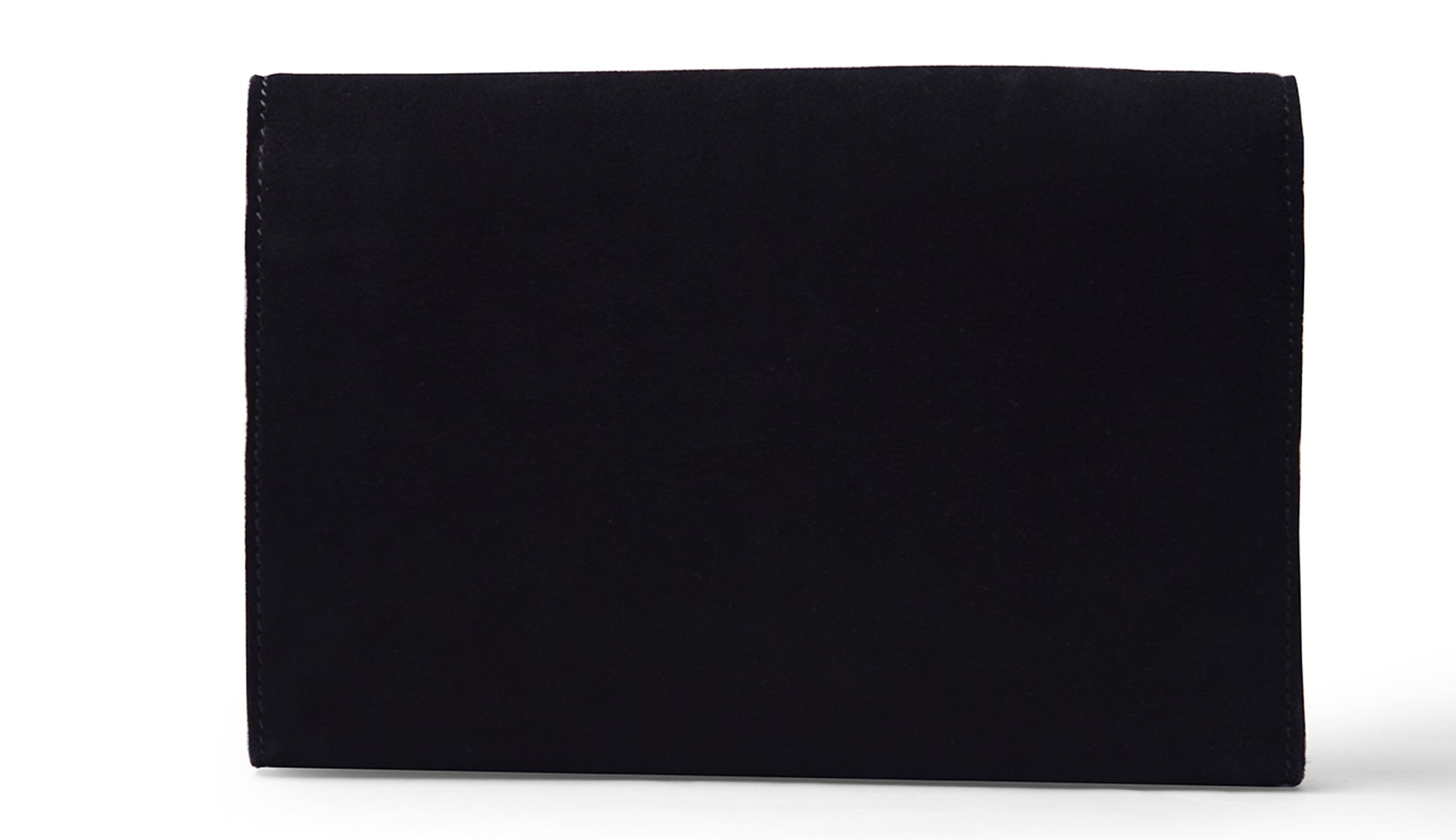 Suede clutch- Black - October Jaipur