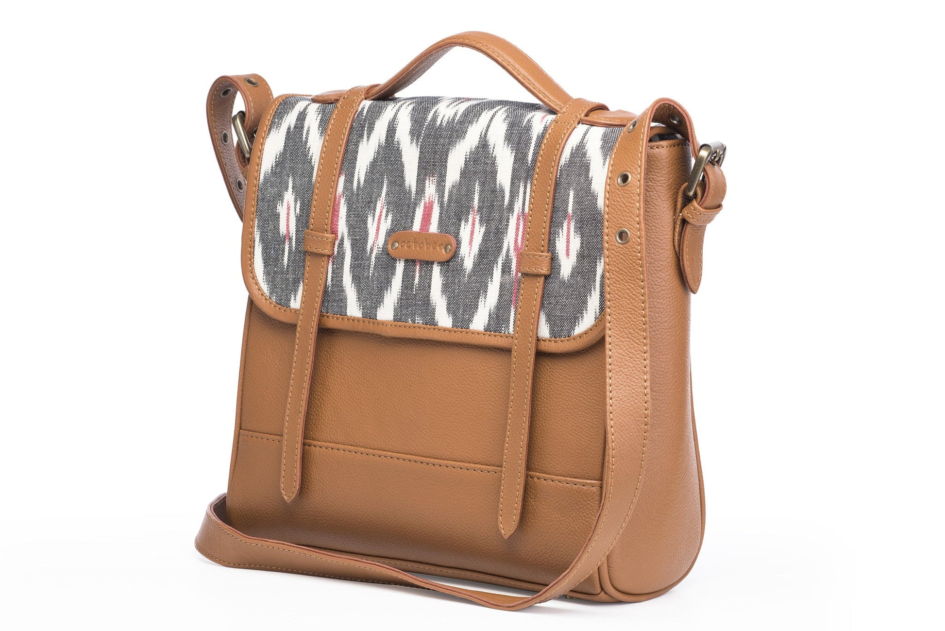 Saddle- Grey Ikat - October Jaipur