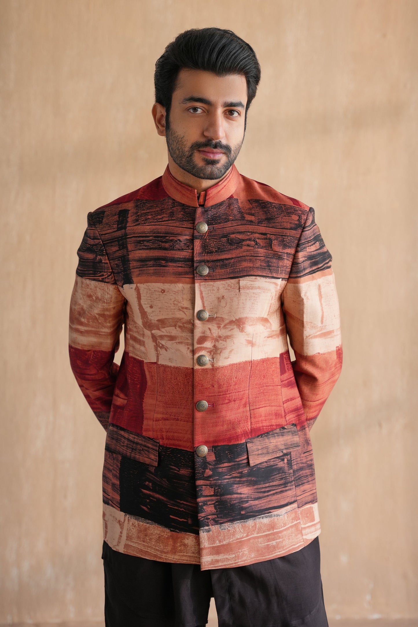 MIHIR BANDHGALA SET-AJRAK(SET OF 3)