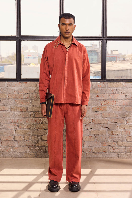 MONK SET- CRAYON RED