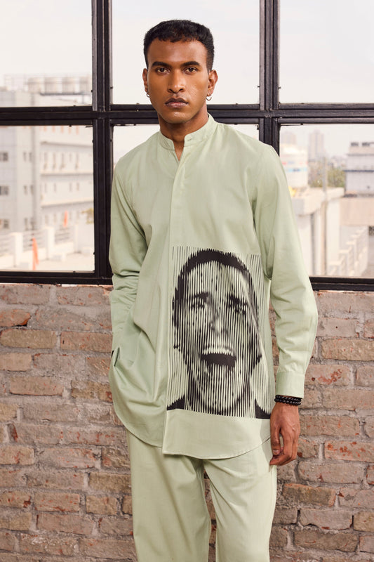 INDIE SCREAMER SHIRT- SAGE