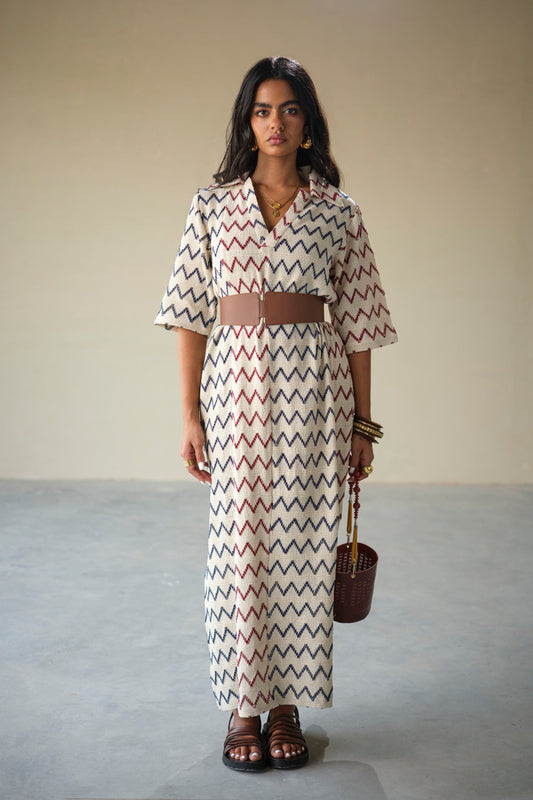 CROCHET VACATION DRESS-CHEVRON