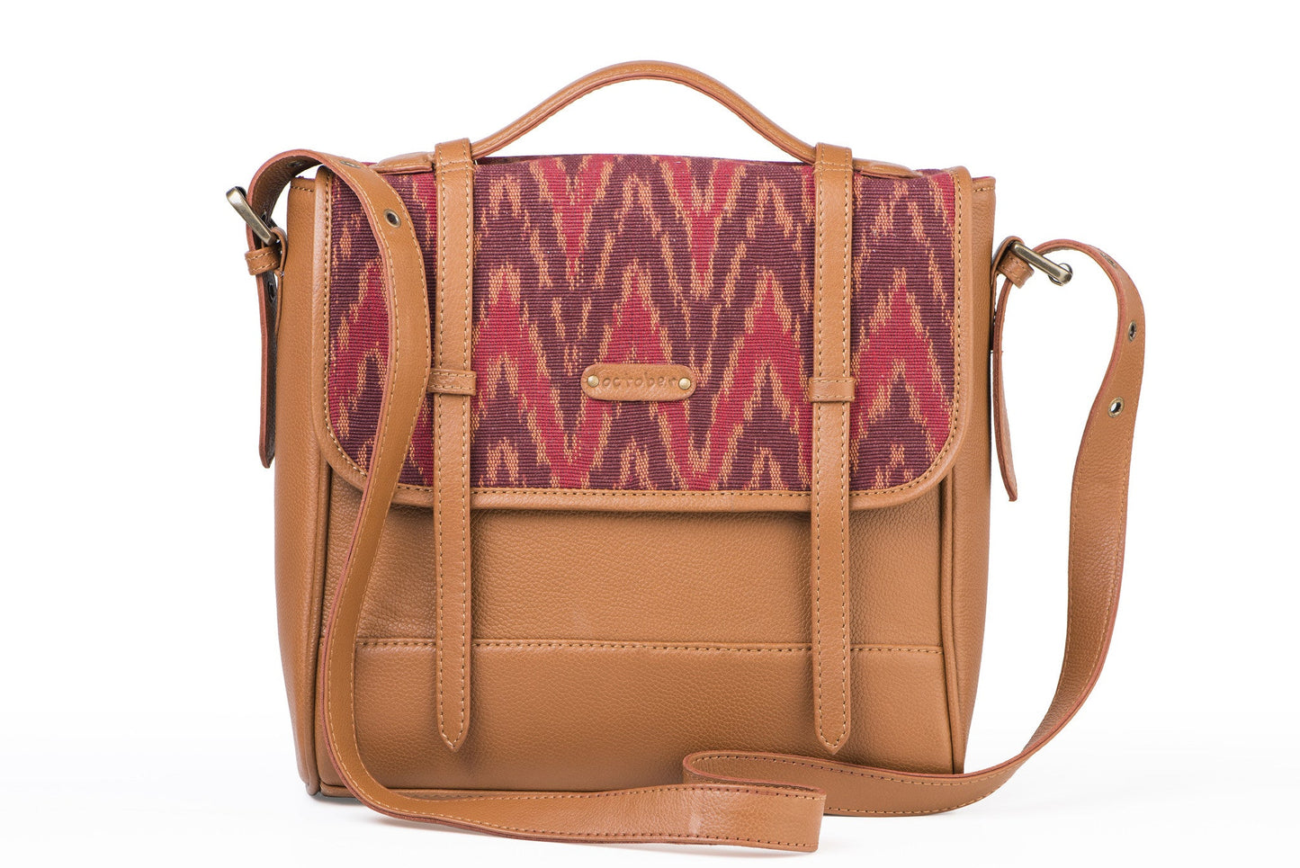 Saddle- Red Ikat - October Jaipur