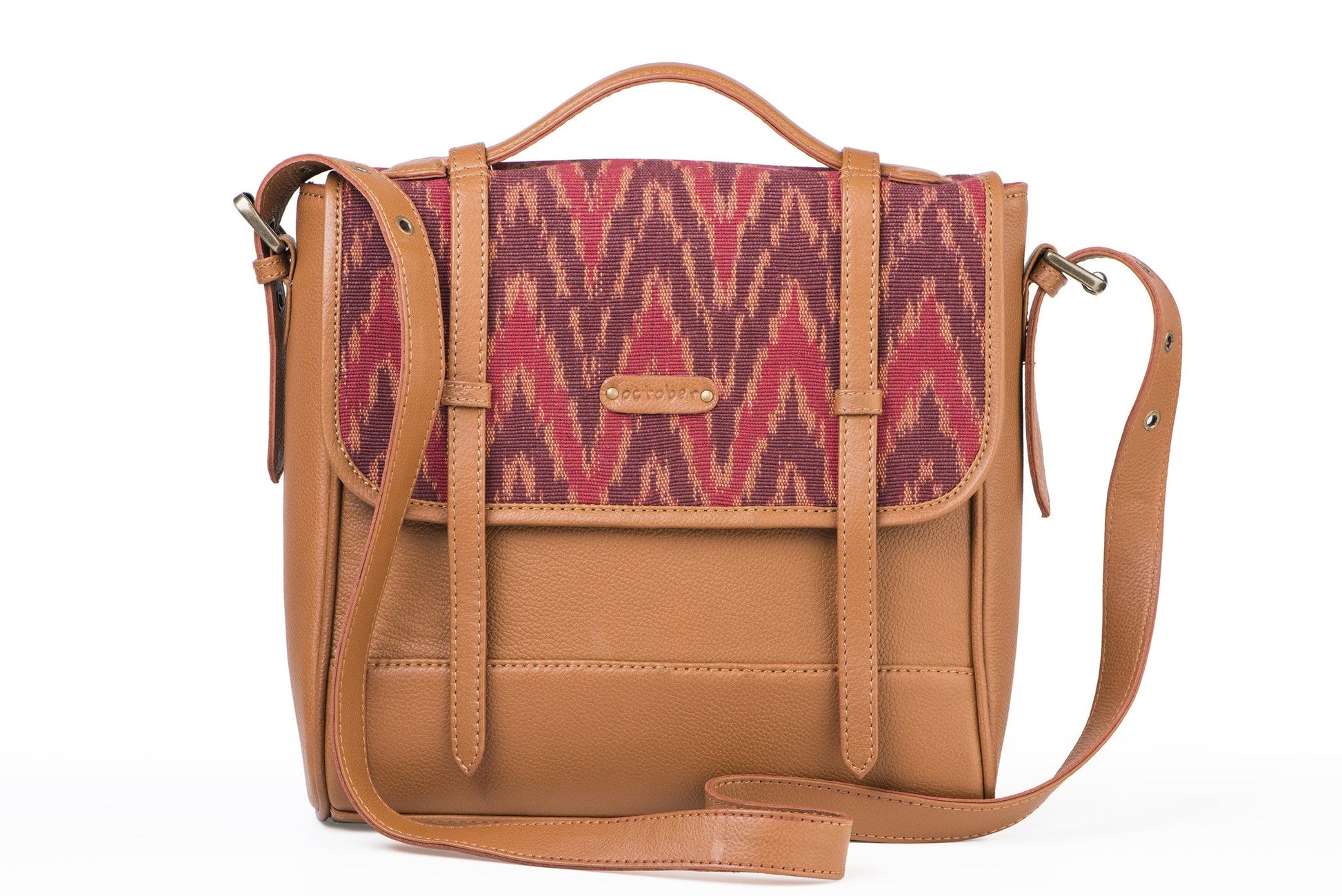 Saddle- Red Ikat - October Jaipur
