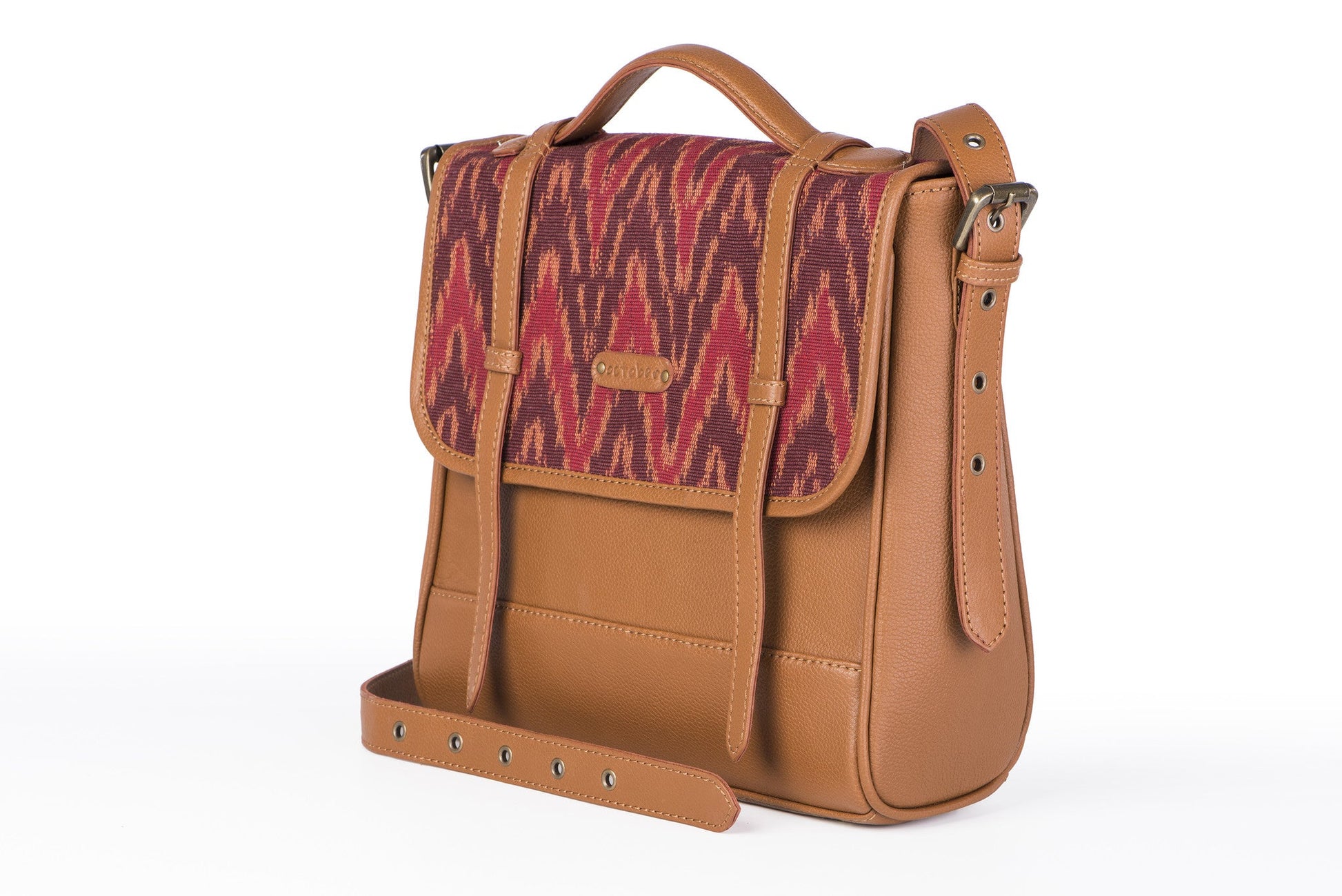 Saddle- Red Ikat - October Jaipur